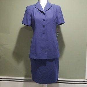 Petite Kasper Skirt Suite  Size 8